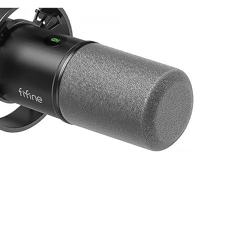 Amazon.com: FIFINE Dynamic Podcast Microphone Set with Boom Arm